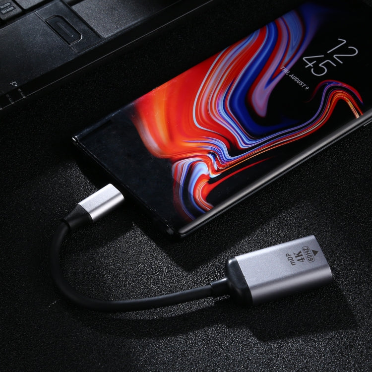 4K 60HZ Mini DP Female to Type-C / USB-C Male Connecting Adapter Cable - Cable & Adapters by PMC Jewellery | Online Shopping South Africa | PMC Jewellery | Buy Now Pay Later Mobicred