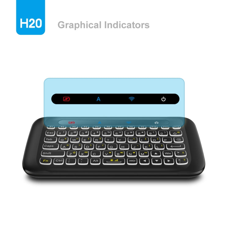 H20 2.4GHz Mini Smart Wireless Multi-Touch Touch Keyboard - MINI PC Accessories & Gadgets by PMC Jewellery | Online Shopping South Africa | PMC Jewellery