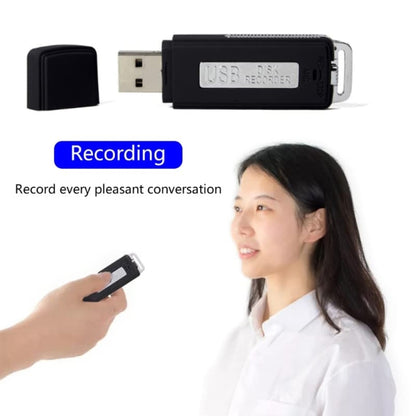 SK868 8GB Rechargeable Portable U-Disk Voice Recorder - U-Disk Recorder by PMC Jewellery | Online Shopping South Africa | PMC Jewellery | Buy Now Pay Later Mobicred