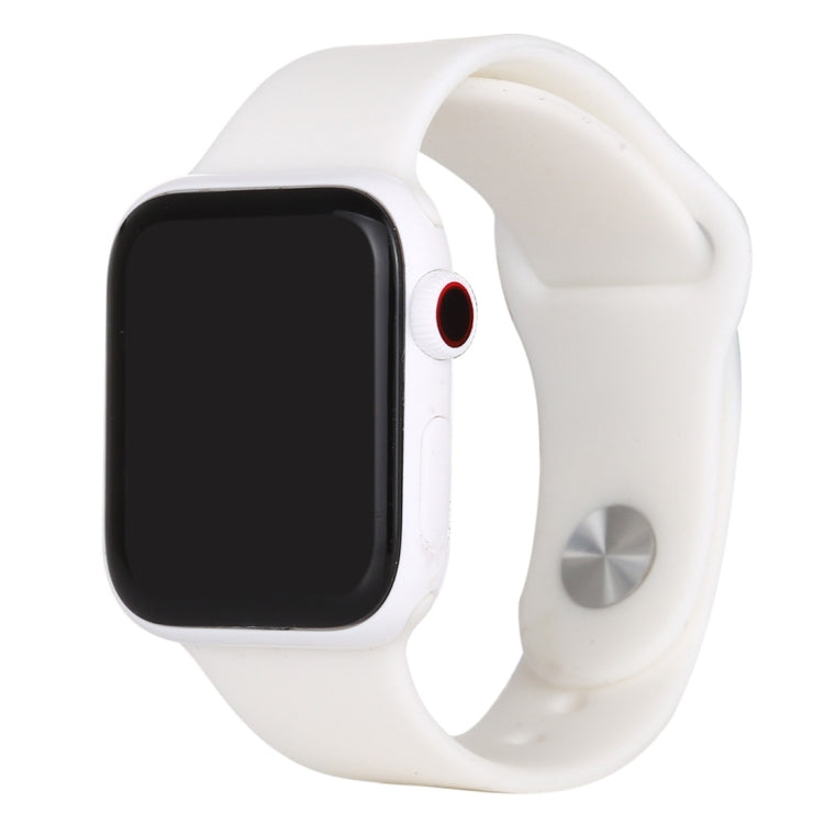 For Apple Watch Series 5 40mm Black Screen Non-Working Fake Dummy Display Model(White) - Watch Model by PMC Jewellery | Online Shopping South Africa | PMC Jewellery | Buy Now Pay Later Mobicred