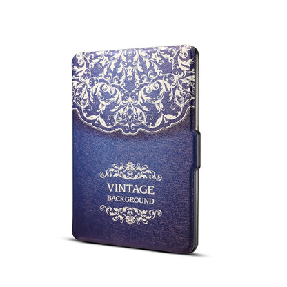 European Flower Vine Print Horizontal Flip PU Leather Protective Case for Amazon Kindle Paperwhite 1 & 2 & 3 with Sleep / Wake-up - Amazon by PMC Jewellery | Online Shopping South Africa | PMC Jewellery