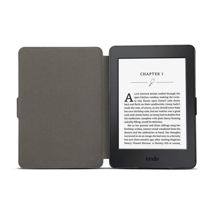 Eiffel Tower Print Horizontal Flip PU Leather Protective Case for Amazon Kindle Paperwhite 1 & 2 & 3 with Sleep / Wake-up - Amazon by PMC Jewellery | Online Shopping South Africa | PMC Jewellery