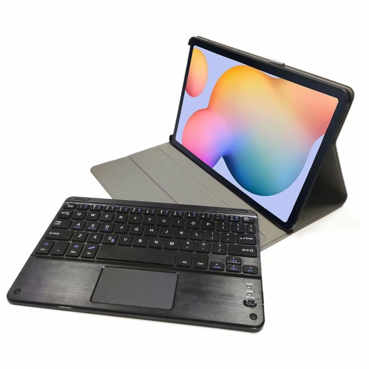 DY-E10 2 in 1 Removable Bluetooth Keyboard + Protective Leather Tablet Case with Touchpad & Holder for Lenovo Tab E10(Gold) - Lenovo Keyboard by PMC Jewellery | Online Shopping South Africa | PMC Jewellery