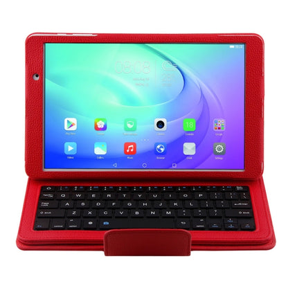 2 in 1 for Huawei MediaPad T2 10.0 Pro FDR-A03L Detachable Bluetooth Keyboard + Horizontal Flip Leather Tablet Case with Holder(Red) - Huawei Keyboard by PMC Jewellery | Online Shopping South Africa | PMC Jewellery | Buy Now Pay Later Mobicred