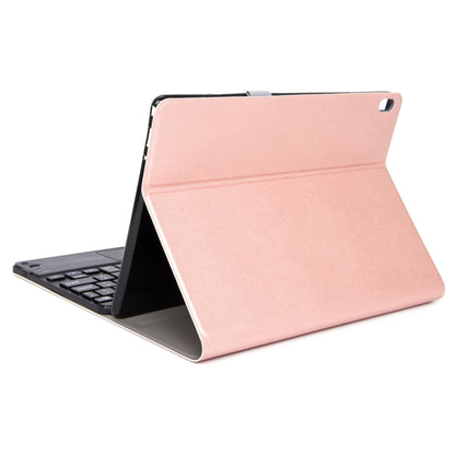 M10-C 2 in 1 Removable Bluetooth Keyboard + Leather Tablet Case with Touchpad & Holder for Lenovo Tab M10 TB-X505X (Rose Gold) - Lenovo Keyboard by PMC Jewellery | Online Shopping South Africa | PMC Jewellery