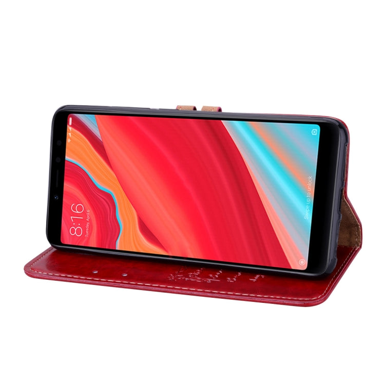 Business Style Oil Wax Texture Horizontal Flip Leather Case for Xiaomi Redmi S2, with Holder & Card Slots & Wallet (Red) - Xiaomi Cases by PMC Jewellery | Online Shopping South Africa | PMC Jewellery