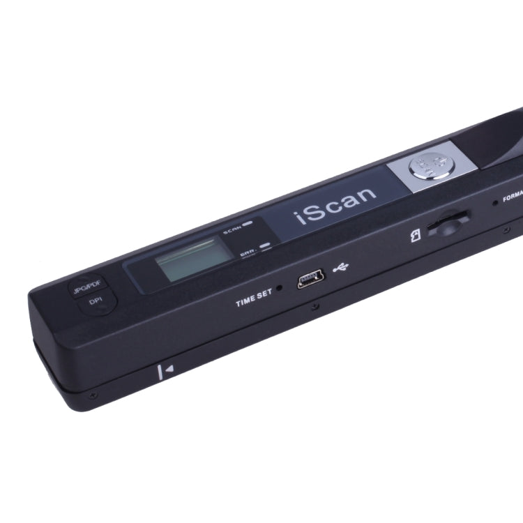 iScan01 Mobile Document Handheld Scanner with LED Display, A4 Contact Image Sensor(Black) - Portable Scanner by PMC Jewellery | Online Shopping South Africa | PMC Jewellery