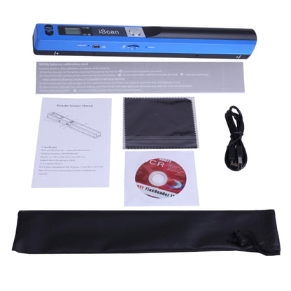 iScan01 Mobile Document Handheld Scanner with LED Display, A4 Contact Image Sensor(Blue) - Portable Scanner by PMC Jewellery | Online Shopping South Africa | PMC Jewellery | Buy Now Pay Later Mobicred