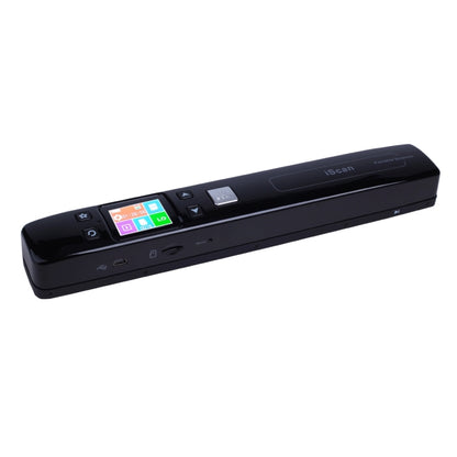 iScan02 Double Roller Mobile Document Portable Handheld Scanner with LED Display,  Support 1050DPI  / 600DPI  / 300DPI  / PDF / JPG / TF(Black) - Portable Scanner by PMC Jewellery | Online Shopping South Africa | PMC Jewellery | Buy Now Pay Later Mobicred