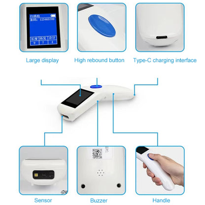 NEWSCAN NS1103T One & Two Dimensional High Speed Wireless Barcode Scanner Collector - Barcode Scanner by NEWSCAN | Online Shopping South Africa | PMC Jewellery | Buy Now Pay Later Mobicred