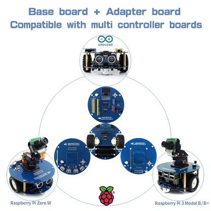 Waveshare AlphaBot2 Robot Building Kit for Arduino (no Arduino Controller) - Robotics Accessories by PMC Jewellery | Online Shopping South Africa | PMC Jewellery | Buy Now Pay Later Mobicred