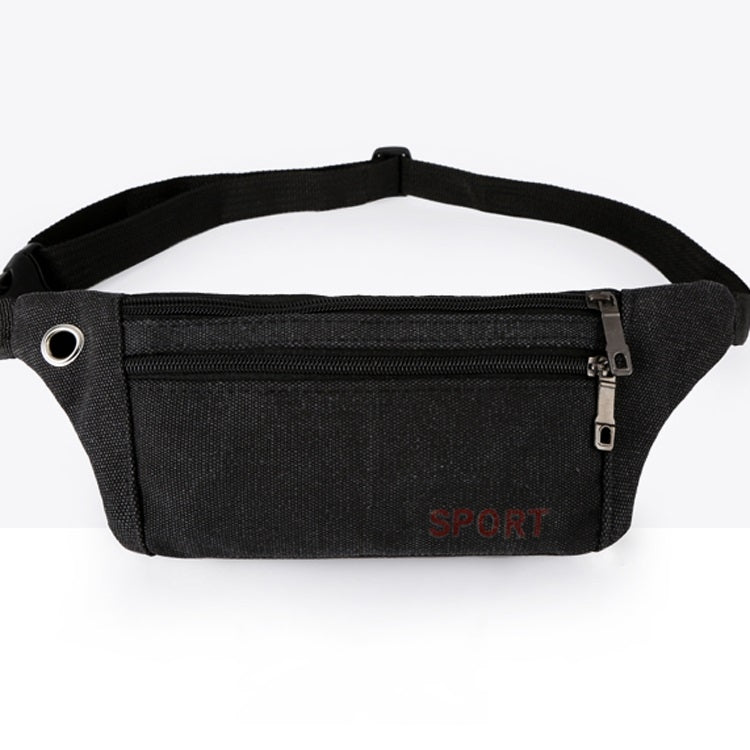 Cavans Single Shoulder Bag Waist Bag Chest Bag Messenger Bag (Black) - Single-shoulder Bags by PMC Jewellery | Online Shopping South Africa | PMC Jewellery