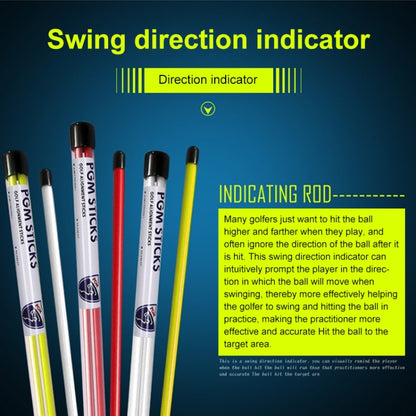 PGM 2 PCS Golf Alignment Sticks Fiberglass Training Aid Practice Rods for Correct Ball Direction(Color:White Size:With Package) - Golf Accessories by PGM | Online Shopping South Africa | PMC Jewellery