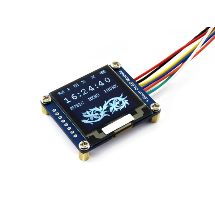 Waveshare General 1.5 inch 128x128 OLED Display Module, SPI/I2C interface - Modules Expansions Accessories by Waveshare | Online Shopping South Africa | PMC Jewellery | Buy Now Pay Later Mobicred