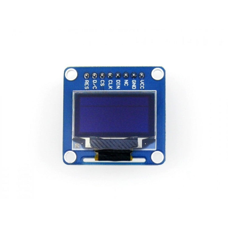 Waveshare 0.96 inch 128*64 OLED (B), SPI/I2C Interfaces, Straight Vertical Pinheader - Modules Expansions Accessories by Waveshare | Online Shopping South Africa | PMC Jewellery | Buy Now Pay Later Mobicred