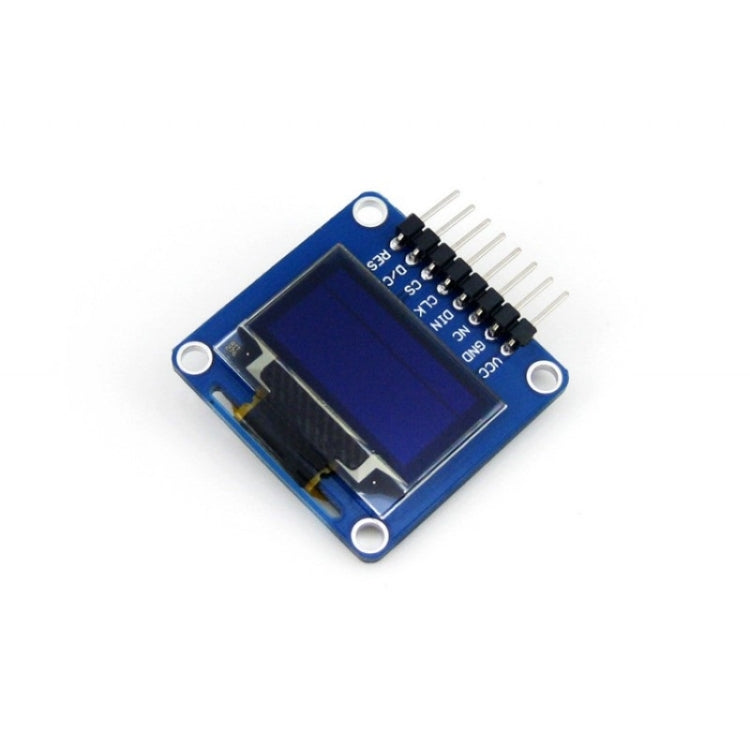 Waveshare 0.96 inch 128*64 OLED (A), SPI/I2C Interfaces, Angled Horizontal Pinheader - Modules Expansions Accessories by Waveshare | Online Shopping South Africa | PMC Jewellery | Buy Now Pay Later Mobicred