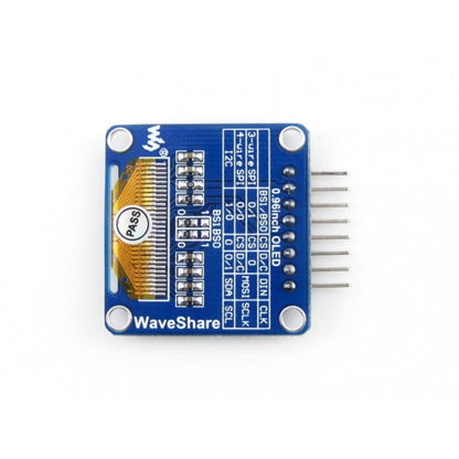 Waveshare 0.96 inch 128*64 OLED (A), SPI/I2C Interfaces, Angled Horizontal Pinheader - Modules Expansions Accessories by Waveshare | Online Shopping South Africa | PMC Jewellery | Buy Now Pay Later Mobicred