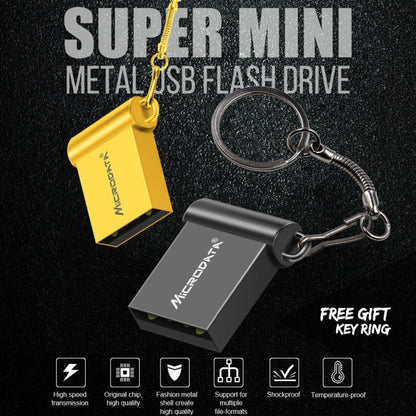 MiCRODATA 32GB USB 2.0 Computer Car Two-use Mini U Disk (Black) - USB Flash Drives by MiCRODATA | Online Shopping South Africa | PMC Jewellery