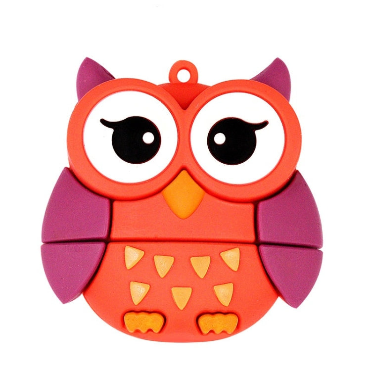 MicroDrive 128GB USB 2.0 Creative Cute Owl U Disk - USB Flash Drives by MicroDrive | Online Shopping South Africa | PMC Jewellery | Buy Now Pay Later Mobicred