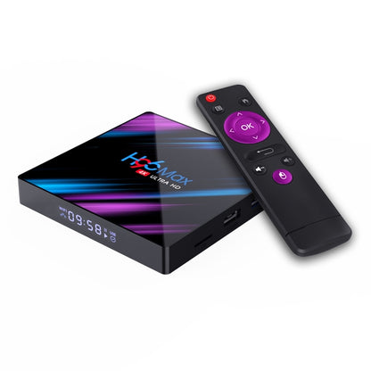 H96 Max-3318 4K Ultra HD Android TV Box with Remote Controller, Android 9.0, RK3318 Quad-Core 64bit Cortex-A53, WiFi 2.4G/5G, Bluetooth 4.0, 2GB+16GB - RK3318 by PMC Jewellery | Online Shopping South Africa | PMC Jewellery