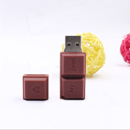 MicroDrive 128GB USB 2.0 Creative Chocolate USB Flash Drive - USB Flash Drives by MicroDrive | Online Shopping South Africa | PMC Jewellery