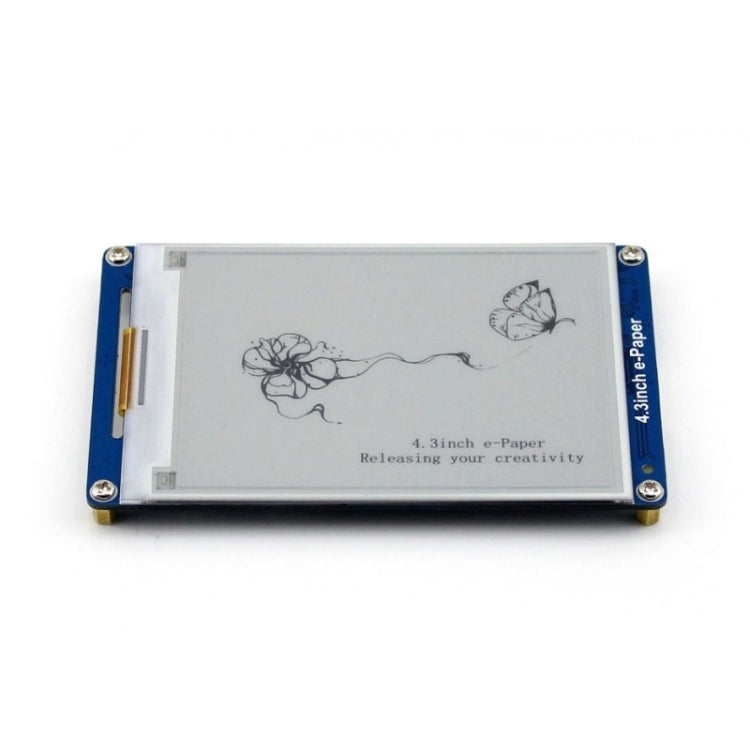 Waveshare 4.3 inch 800x600 Pixel Serial Interface Electronic Paper Display UART Module - Modules Expansions Accessories by Waveshare | Online Shopping South Africa | PMC Jewellery | Buy Now Pay Later Mobicred