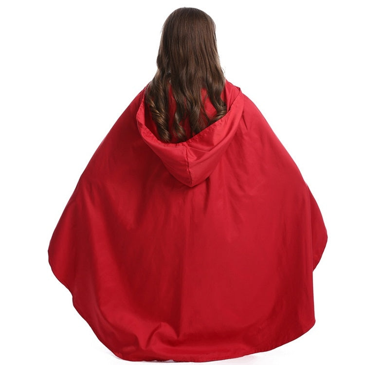 Little Red Riding Hood Parent Child Fairy Tale Drama Performance Costume Little Red Riding Hood Dress Little Maid Two Dress Halloween Costume (Color:Cape+Maid Size:L) - Clothing by PMC Jewellery | Online Shopping South Africa | PMC Jewellery