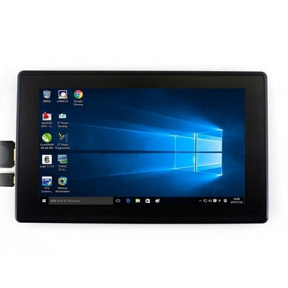 WAVESHARE 7inch HDMI LCD (H) IPS 1024x600 Capacitive Touch Screen with Toughened Glass Cover, Supports Multi mini-PCs Multi Systems - LCD & LED Display Module by WAVESHARE | Online Shopping South Africa | PMC Jewellery | Buy Now Pay Later Mobicred