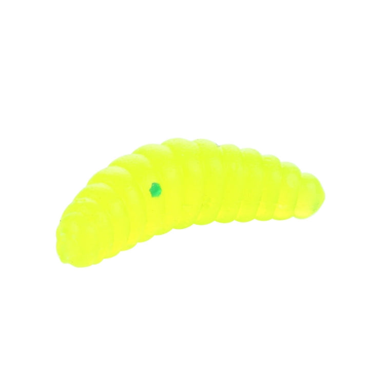 HENGJIA SO106 50 PCS 20mm Simulation Bread Bait Worms Crescent Soft Bait Horseback Fish Worm Bait Fishing Gear (Yellow) - Fishing Lures by HENGJIA | Online Shopping South Africa | PMC Jewellery