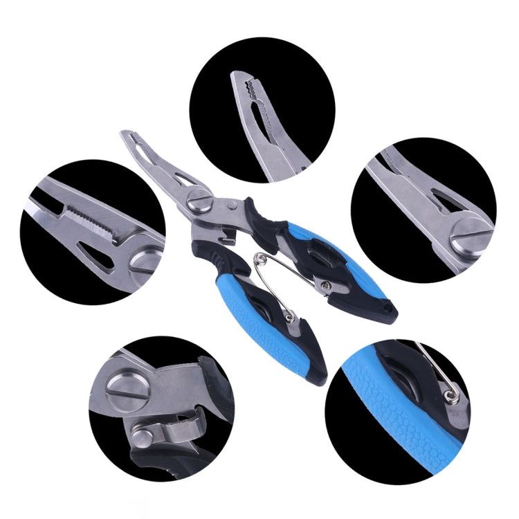 HENGJIA QT013 Multifunctional Stainless Steel Jaw Fishing Pliers Scissors Hook Removal Tool Line Cutter Fishing Tackle - Fish Gripper & Pliers by HENGJIA | Online Shopping South Africa | PMC Jewellery