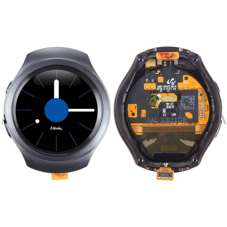 LCD Screen and Digitizer Full Assembly With Frame for Samsung Galaxy Gear S2 SM-R720(Black) -  by PMC Jewellery | Online Shopping South Africa | PMC Jewellery