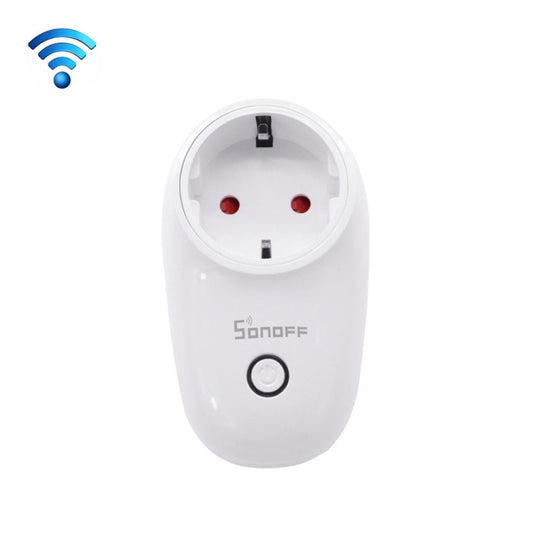Sonoff S26 WiFi Smart Power Plug Socket Wireless Remote Control Timer Power Switch, Compatible with Alexa and Google Home, Support iOS and Android, EU Plug - Smart Socket by Sonoff | Online Shopping South Africa | PMC Jewellery