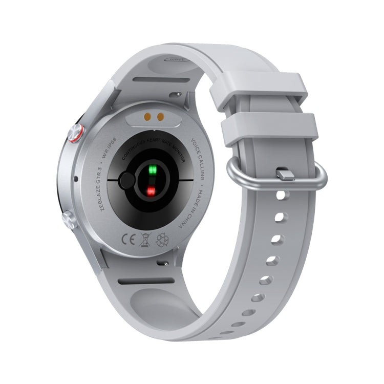 Zeblaze GTR 3 1.32 inch Smart Watch, Support Voice Calling / Heart Rate / Blood Oxygen / On-Wrist Skin Temperature / Sport Modes (Silver) - Smart Watches by Zeblaze | Online Shopping South Africa | PMC Jewellery | Buy Now Pay Later Mobicred