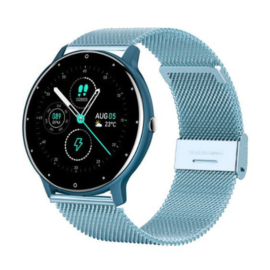 ZL02D 1.28 inch IP67 Waterproof Steel Band Smart Watch Support Heart Rate Monitoring (Blue) -  by PMC Jewellery | Online Shopping South Africa | PMC Jewellery