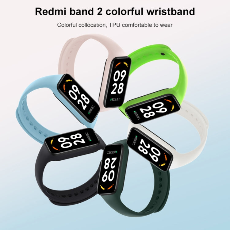 Original For Xiaomi Redmi Band 2 TPU Colorful Watch Band (Blue) - Watch Bands by Xiaomi | Online Shopping South Africa | PMC Jewellery