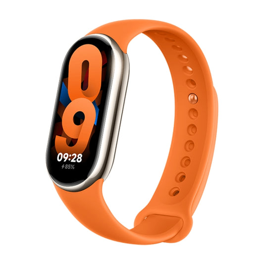 Original For Xiaomi Mi Band 8 TPU Watch Band(Orange) - Watch Bands by Xiaomi | Online Shopping South Africa | PMC Jewellery