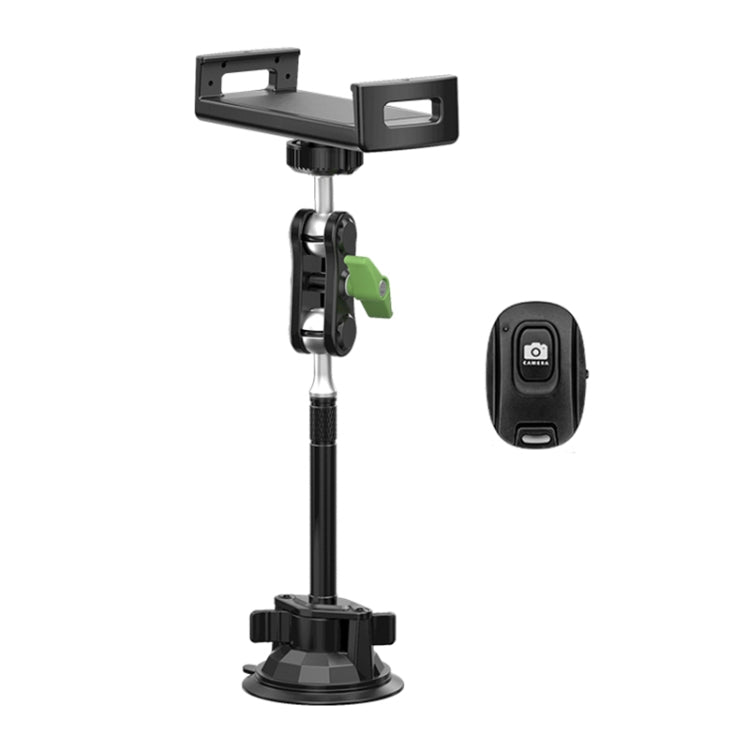 UBA-P1LB Car Flexible Tablet Suction Cup Clamp Holder with Extension Rod & Remote Control - Car Holders by PMC Jewellery | Online Shopping South Africa | PMC Jewellery