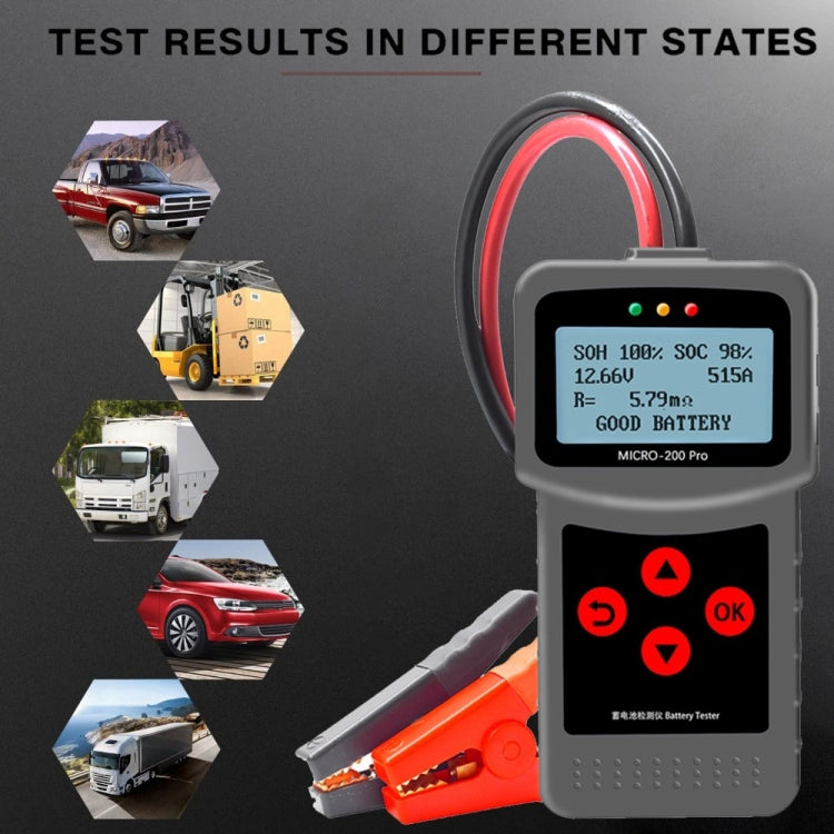 MICRO-200 PRO Car Battery Tester Battery Internal Resistance Life Analyzer, Nordic Version - Code Readers & Scan Tools by PMC Jewellery | Online Shopping South Africa | PMC Jewellery