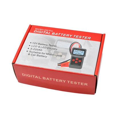 MICRO-200 PRO Car Battery Tester Battery Internal Resistance Life Analyzer, Western European Version - Code Readers & Scan Tools by PMC Jewellery | Online Shopping South Africa | PMC Jewellery