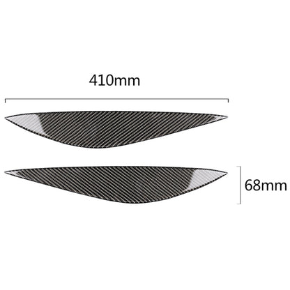 Car Carbon Fiber Light Eyebrow for Mercedes-Benz W204 Pre-Facelift 2008-2011 - Lamp Decoration by PMC Jewellery | Online Shopping South Africa | PMC Jewellery