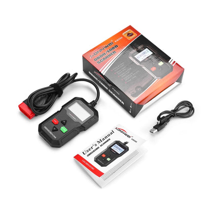 KONNWEI KW590 Mini OBDII Car Auto Diagnostic Scan Tools Auto Scan Adapter Scan Tool (Can Only Detect 12V Gasoline Car)(Black) - Code Readers & Scan Tools by KONNWEI | Online Shopping South Africa | PMC Jewellery