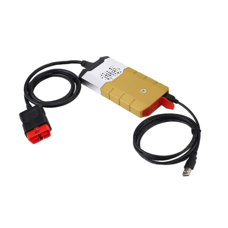 Autocom CDP Professional Auto CDP for Autocom Diagnostic Car Cables OBD2 Diagnostic Tool Delphi DS150E with BT(Gold) - Code Readers & Scan Tools by PMC Jewellery | Online Shopping South Africa | PMC Jewellery