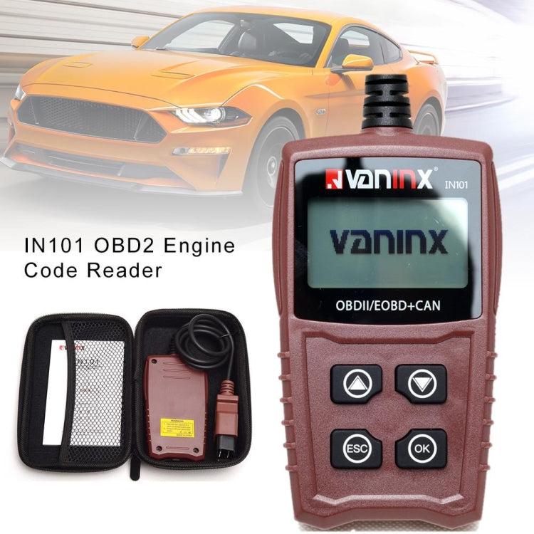 Vaninx IN101 Automotive Scanner Car OBDII / EOBD+ Can Battery Engine Fault Diagnosis Tool Battery Detector - Code Readers & Scan Tools by PMC Jewellery | Online Shopping South Africa | PMC Jewellery