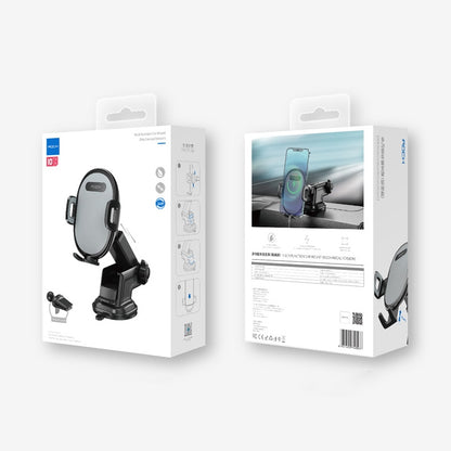 ROCK SPACE RAM0009 Suction Cup Retractable Rotating Mechanical Car Holder, Suitable for Phones within 66-102mm Width - Car Holders by ROCK | Online Shopping South Africa | PMC Jewellery