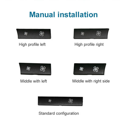 Car Wind Power Switch Air Conditioning Air Volume Button for BMW 5 Series 2011-2017 / 7 Series 2009-2015, Standard Air Volume - Car Switches by PMC Jewellery | Online Shopping South Africa | PMC Jewellery