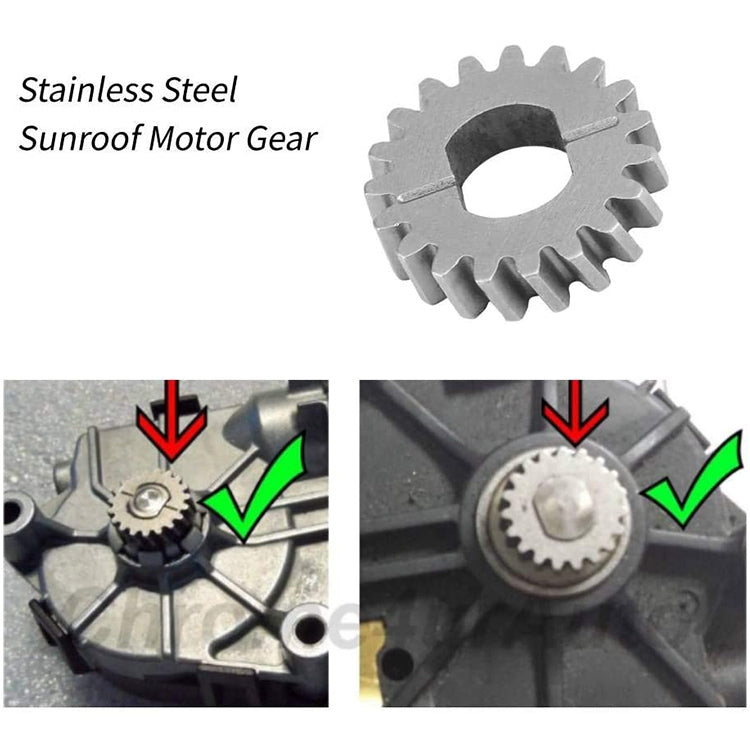 Car Sunroof Motor Gear for Mercedes-Benz W204/W212/W221/W164 / BMW F10/F02/E90/E70, 19 Teeth - Glasses & Windows Accessories by PMC Jewellery | Online Shopping South Africa | PMC Jewellery