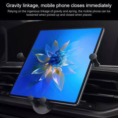 Original Huawei Folding Mobile Phone Car Holder for Huawei Mate X2 / Mate Xs / Mate X (Black) - Car Holders by Huawei | Online Shopping South Africa | PMC Jewellery