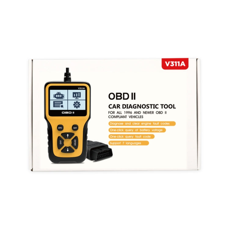 V311A Car Handheld V1.1 OBD2 Fault Detector OBD2 Diagnostic Tool - Code Readers & Scan Tools by PMC Jewellery | Online Shopping South Africa | PMC Jewellery