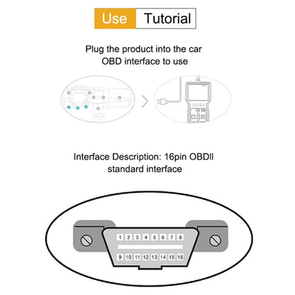 V309 Car Portable OBD2 Scanner Car Diagnostic Tool OBD 2 Automotive Scanner OBD Code Reader - Code Readers & Scan Tools by PMC Jewellery | Online Shopping South Africa | PMC Jewellery