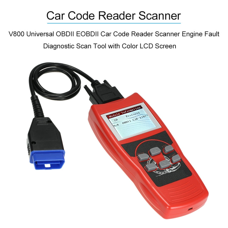 V800 Car Mini Code Reader OBD2 Fault Detector Diagnostic Tool - Code Readers & Scan Tools by PMC Jewellery | Online Shopping South Africa | PMC Jewellery